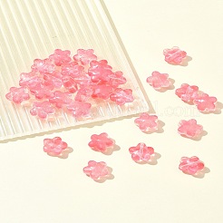 30Pcs Baking Paint Glass Beads&nbsp;GLAA-FS0001-99G