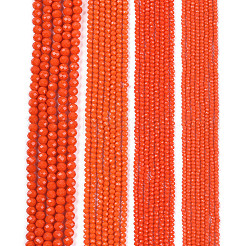 Opaque Solid Color Imitation Jade Glass Beads Strands&nbsp;EGLA-A044-P1mm-D03