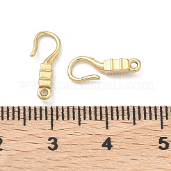 304ステンレスフック  長方形  イオンプレーティング（ip）  18KGP本金メッキ  14x5x2.5mm  穴：1mm&nbsp;STAS-Z178-27G