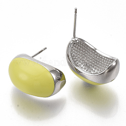 (Jewelry Parties Factory Sale)Alloy Enamel Stud Earring&nbsp;EJEW-N012-14P