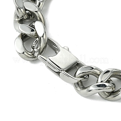 304 Stainless Steel Sailing Knot Cuban Link Chains for Women Men&nbsp;BJEW-C063-02AS
