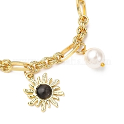 Cat Eye Charm Bracelets&nbsp;BJEW-JB12420-03