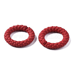 Spray Painted CCB Plastic Linking Rings&nbsp;CCB-Q091-010E