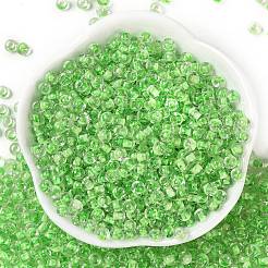 Transparent Inside Colours Glass Seed Beads&nbsp;X1-SEED-A032-04C