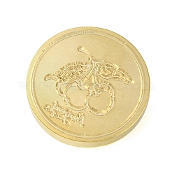 Wax Seal Brass Stamp Heads&nbsp;LS-AJEW-I067-A09