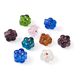 35Pcs 7 Colors Transparent Handmade Bumpy Lampwork Beads&nbsp;LAMP-BT0001-04