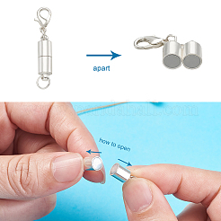 Brass Magnetic Clasps Converter&nbsp;KK-TAC0001-01S