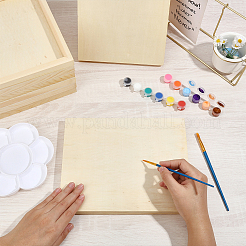 Wooden Clay Picture Frame&nbsp;WOCR-WH0004-024