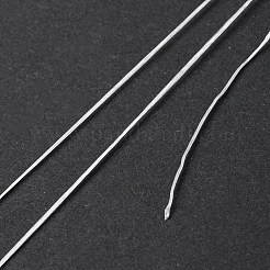 クリスタル弾性ストレッチスレッド  ブレスレット用ジェムストーンジュエリービーズクラフト作り  ホワイト  0.3mm  約109.36ヤード（100m）/ロール&nbsp;EW-C002-01A