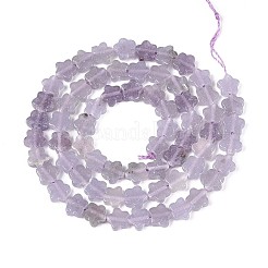 天然ラベンダーアメジストビーズ連売り  スター  5.5~6x6~6.5x2~3mm  穴：0.7~0.8mm  約63~65個/連  14.76~15.16インチ（37.5~38.5cm）&nbsp;G-N257-24A-11