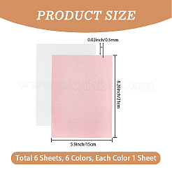 6Pcs PVC Leather Fabric&nbsp;DIY-CL0002-27B