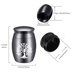 Alloy Cremation Urn Kit&nbsp;AJEW-CN0001-11O