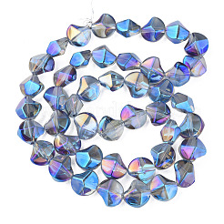 Electroplate Glass Beads Strands&nbsp;EGLA-N008-019-A01