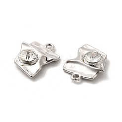 Glass Twist Polygon Pendants&nbsp;PALLOY-E024-19P-01