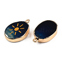 Natural Agate Pendants&nbsp;G-N326-156A