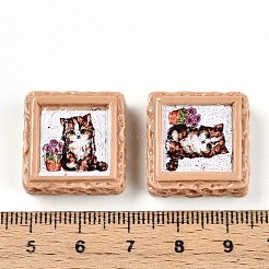 Opaque Resin Decoden Cabochons&nbsp;RESI-N039-130