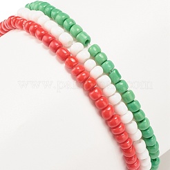 3Pcs 3 Style Glass Seed Stretch Bracelets Set&nbsp;BJEW-JB08200