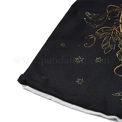 キャンバストートバッグ  再利用可能なポリコットンキャンバスバッグ  買い物の為  工芸  贈り物  太陽  ムーン  59cm&nbsp;LS-ABAG-M005-01C