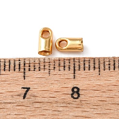 Brass Cord Ends&nbsp;KK-C157-10B-G