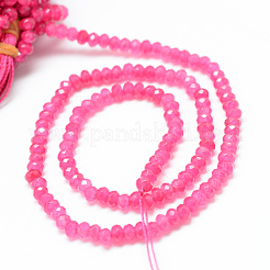 Natural White Jade Bead Strands&nbsp;X-G-R343-2x4-23