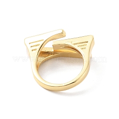Rack Plating Brass Enamel Cuff Ring for Women&nbsp;RJEW-F143-03G