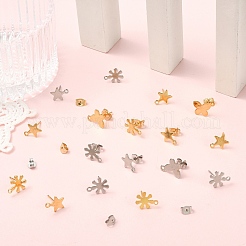 304 & 201 Stainless Steel Stud Earring Findings&nbsp;STAS-YW0011-14