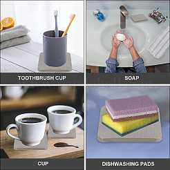 Diatomaceous Earth Coaster&nbsp;AJEW-WH20064-29