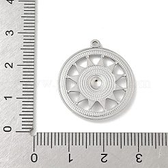 304 Stainless Steel Pendants&nbsp;STAS-F326-03P