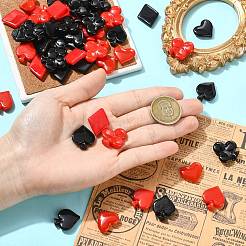 80Pcs 8 Styles Opaque Resin Cabochons&nbsp;CRES-CJ0001-93