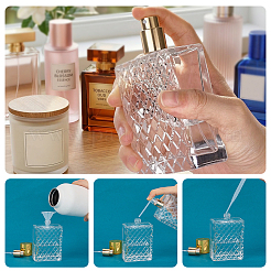 4Pcs Glass Travel Spray Bottles&nbsp;AJEW-MA0001-54A