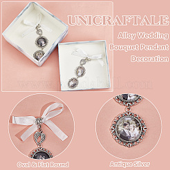 Alloy Wedding Bouquet Pendant Decoration&nbsp;PALLOY-UN00011