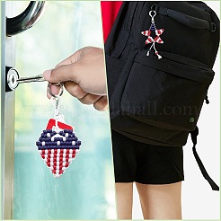 DIY Independence Day Keychain Making Kit&nbsp;DIY-SC0023-50