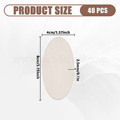 Unfinished Wooden Pieces&nbsp;WOOD-WH0062-31C