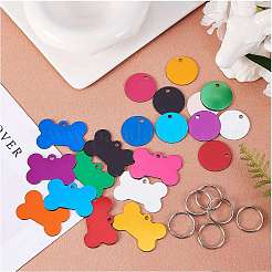DIY Stamping Blank Pendant Keychain Making Kit&nbsp;DIY-SZ0007-21