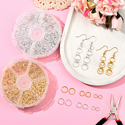 1320Pcs Iron Split Rings&nbsp;IFIN-SP0001-45