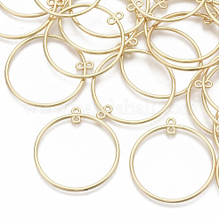 Alloy  2-Loop Link Pendants&nbsp;PALLOY-S132-040A-G