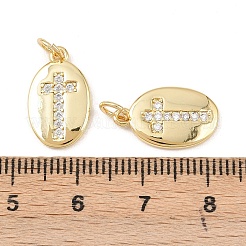 Brass Micro Pave Cubic Zirconia Pendants&nbsp;LS-KK-G544-23G