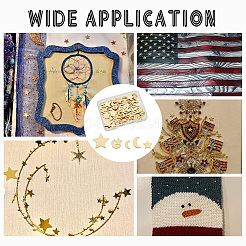 150Pcs 5 Style Brass Cabochons&nbsp;KK-OC0001-40