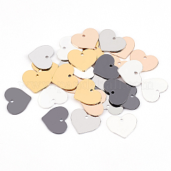 30Pcs 5 Colors Brass Pendants&nbsp;KK-BC0002-13