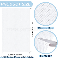 14CT Cotton Cross-stitch Fabric&nbsp;DIY-WH0021-13A