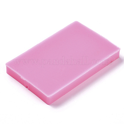 食品グレードのシリコンモールド  フォンダン型  DIYケーキデコレーション用  チョコレート  キャンディ  UVレジン＆エポキシ樹脂ジュエリー作り  数  NUM。6  93x69x10mm  内径：80x54mm&nbsp;DIY-L026-149G