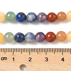 Chakra Natural Mixed Gemstone Beads Strands&nbsp;G-P574-A03-6mm