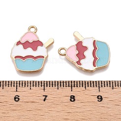 Rack Plating Alloy Enamel Pendants&nbsp;ENAM-N056-347A