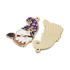 Halloween Alloy Enamel Pendants&nbsp;ENAM-V002-02G-G