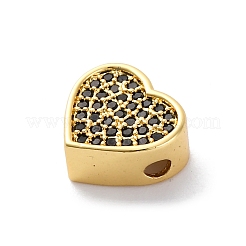 Brass Cubic Zirconia Beads&nbsp;KK-S510-41G-01