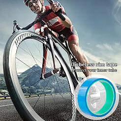 ペット用自転車タイヤリム保護テープ  リムストリップリムテープ  ドジャーブルー  25x0.5mm  10 m /ロール&nbsp;AJEW-WH20010-94B
