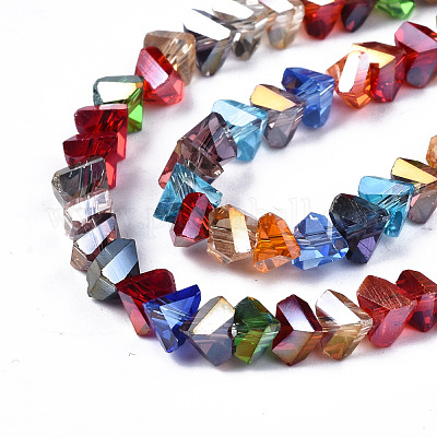 Electroplate Glass Beads Strands&nbsp;X-EGLA-N002-06L-1