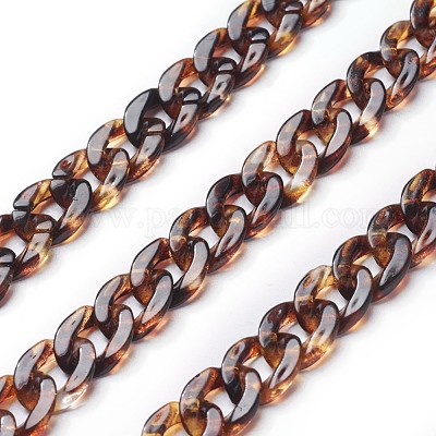 Acrylic Curb Chains&nbsp;SACR-P065-R10-1