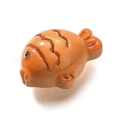樹脂カボション  模造野菜  魚  11.5x14.5x6.5mm&nbsp;RESI-D275-01E-02-1
