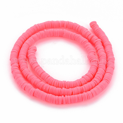 Handmade Polymer Clay Bead Strands&nbsp;CLAY-T002-4mm-74-1